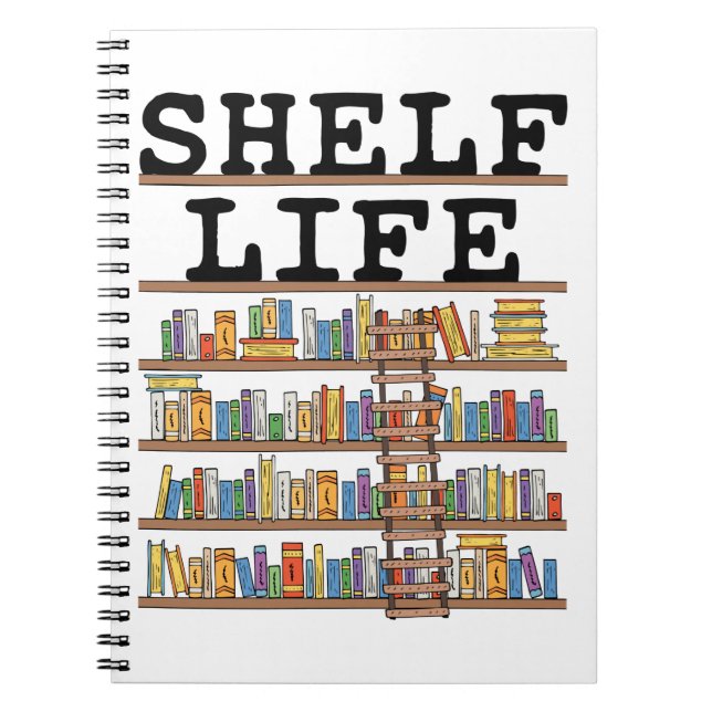 Cuaderno Trabajador auxiliar de biblioteca de Shelf Life (Frente)