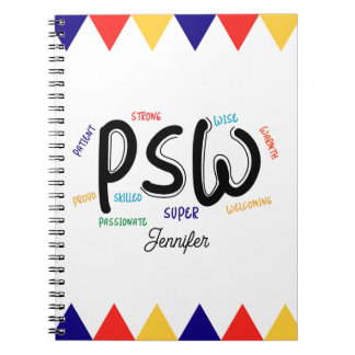 Cuaderno Trabajador de apoyo personal personalizado PSW