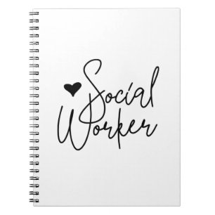 Cuaderno Trabajador social cursivo