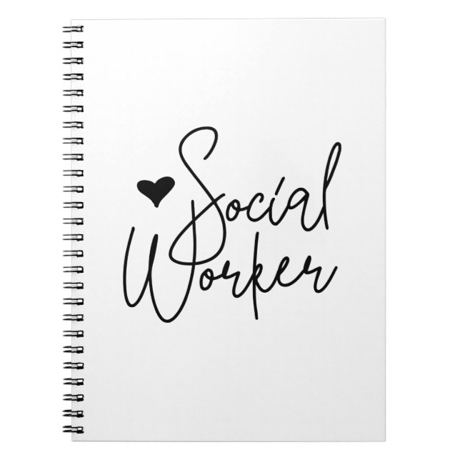 Cuaderno Trabajador social cursivo (Frente)