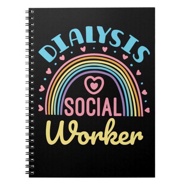 Cuaderno Trabajador social de diálisis LCSW Renal (Frente)