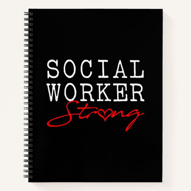 Cuaderno Trabajador social fuerte (Anverso)