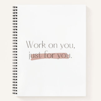 Cuaderno Trabajar contigo, solo por ti