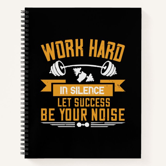 Cuaderno Trabajar duro (Anverso)