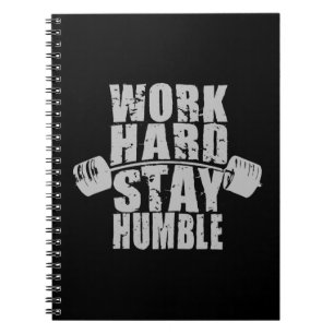 Cuaderno Trabajar duro, mantenerse humilde - Formar motivac