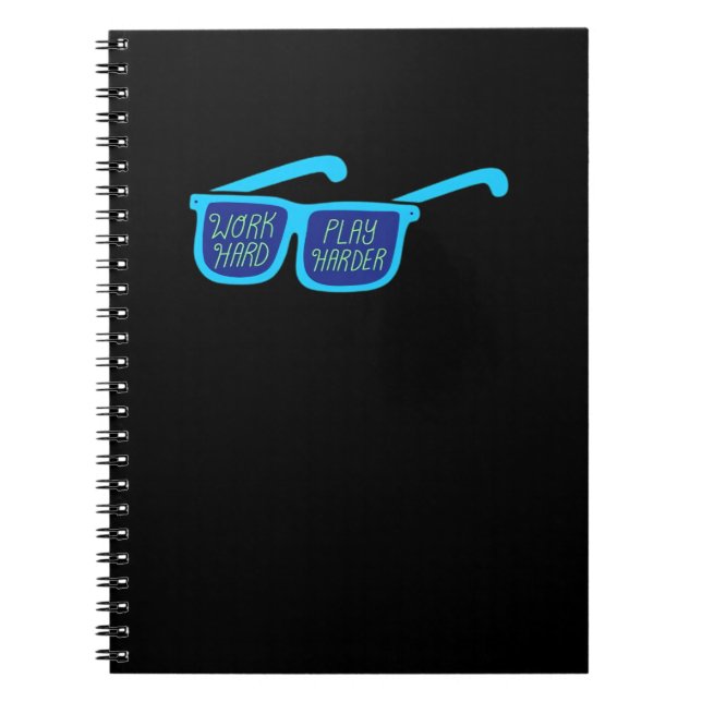 Cuaderno Trabajar duro y trabajar tan duro (Frente)