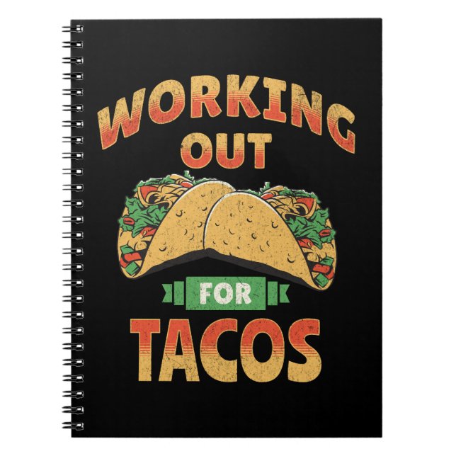 Cuaderno Trabajar para los tacos (Frente)