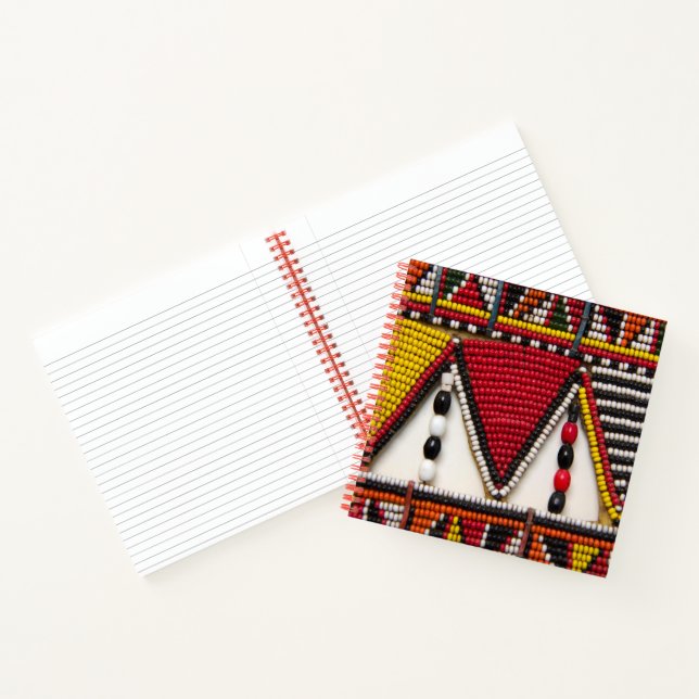 Cuaderno Trabajo con cuentas tribales Maasai (Interior)