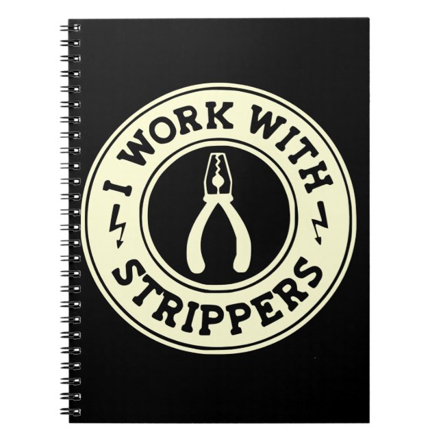 Cuaderno Trabajo Con Strippers #USAPatriotGraphics (Frente)