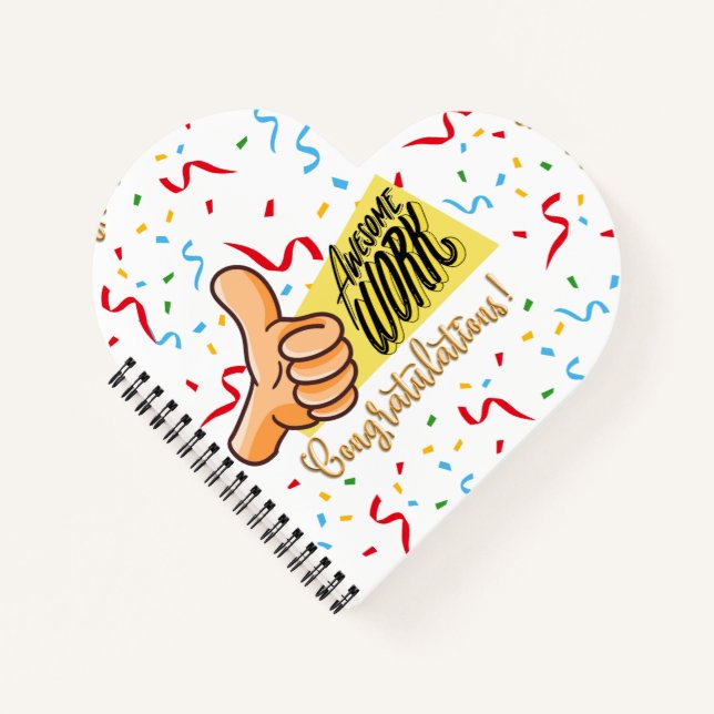 Cuaderno trabajo increíble felicitaciones (Anverso)