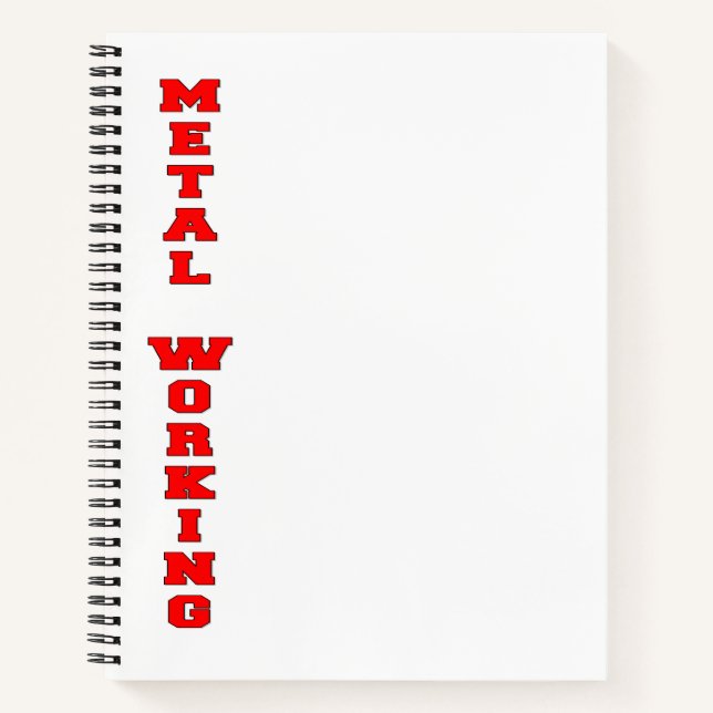 Cuaderno Trabajo metalizado (Anverso)