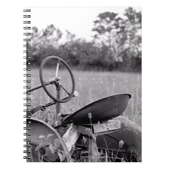 Cuaderno Tractor de hierba larga (Frente)