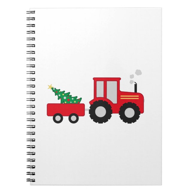 Cuaderno Tractor de navidades (Frente)