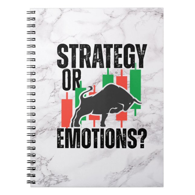 Cuaderno Trade Motivation | Bull market | Strategy | Marble (Frente)