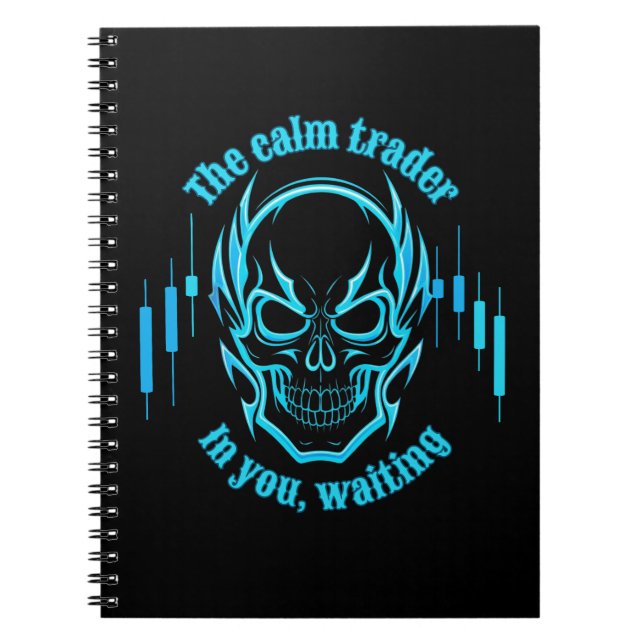 Cuaderno Trade Motivation | Skull | Calm Trader (Frente)