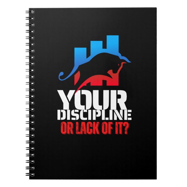 Cuaderno Trader motivation | Bull | Discipline (Frente)