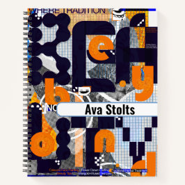 Cuaderno Tradición de nombre personalizado se encuentra con