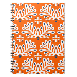 Cuaderno Tradición escandinava: Mosaico étnico floral.