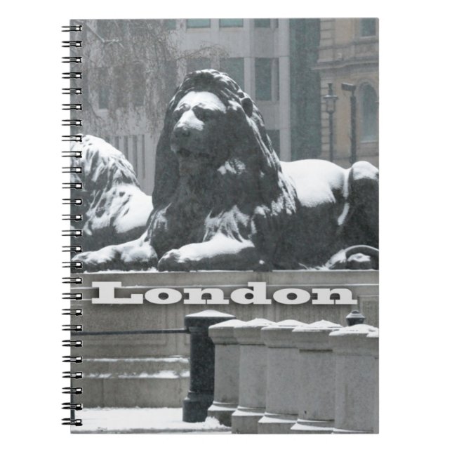 Cuaderno Trafalgar Square London - Nieve (Frente)