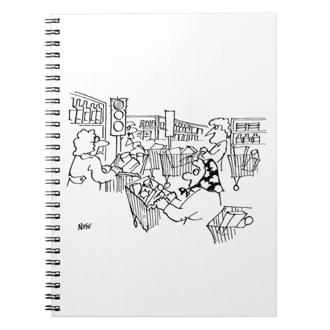 Cuaderno Tráfico de luces en un supermercado (Frente)