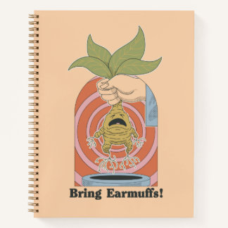 Cuaderno "¡Traigan Orejeras!" Gráfico de Mandrake Gritando