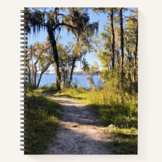 Cuaderno Trail By The River Spiral Notebook
