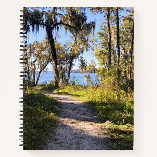 Cuaderno Trail By The River Spiral Notebook (Anverso)