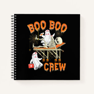 Cuaderno Traje de enfermera de Halloween para fantasmas de 