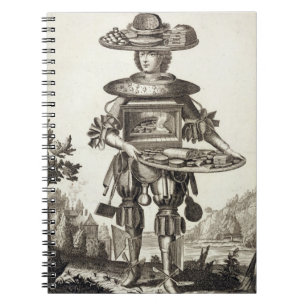 Cuaderno Traje para un cocinero de pasteles, pub. por