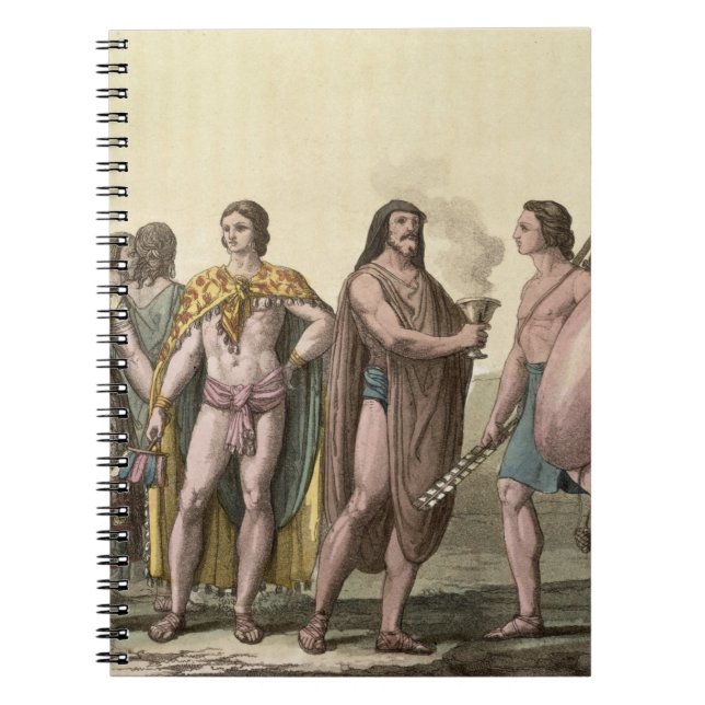 Cuaderno Trajes de los mexicanos (grabado del color) (Frente)