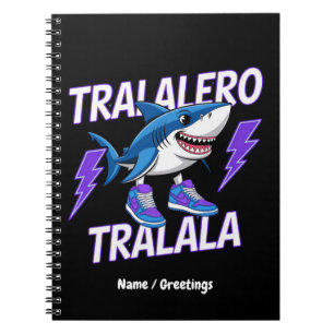 Cuaderno Tralero Tralala Bootleg Gráfica divertida de meme 