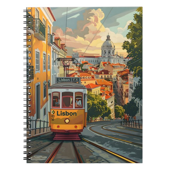 Cuaderno Tramlines de Lisboa: Navegando por el horizonte de (Frente)