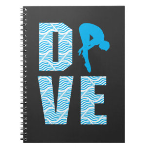 Cuaderno Trampolín de la plataforma del buceador del regal