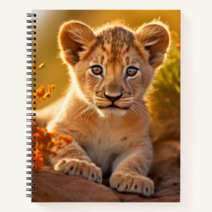 Cuaderno Tranquilidad de animal salvaje de Lion Cub
