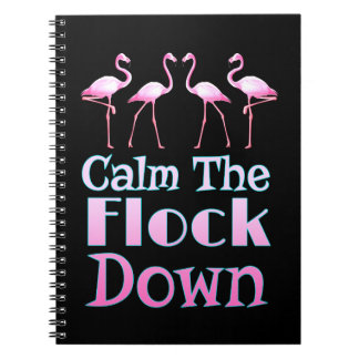 Cuaderno Tranquilizar A La Redada Con Flamingo Gracioso