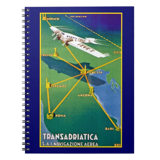 Cuaderno Transadriatica Navigazione Aerea (Frente)