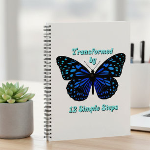 Cuaderno Transformado por 12 pasos simples, AA, NA, Al-Anon