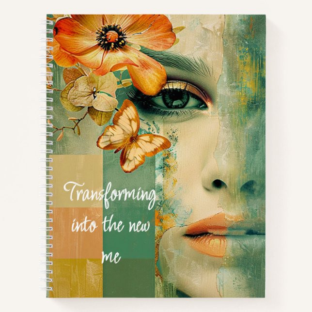 Cuaderno Transformarse en el nuevo bloc de notas MeSpiral (Anverso)