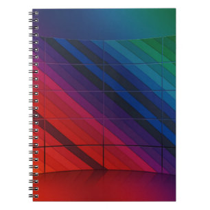 Cuaderno Transición multicolor con cuadrícula