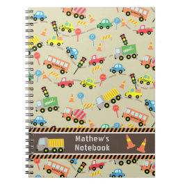 Cuaderno Transportation Brown.  Notebook
