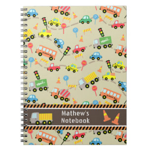 Cuaderno Transportation Brown. Notebook