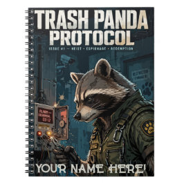 Cuaderno Trash Panda Protocol