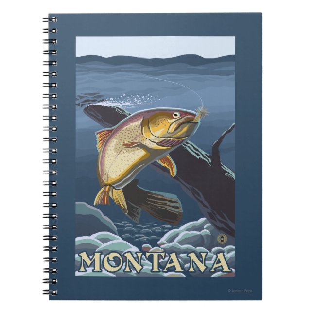 Cuaderno Traslado de pesca de trucha - Montana (Frente)
