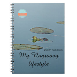 Cuaderno Traslado de rana verde y azul a la tercera edad