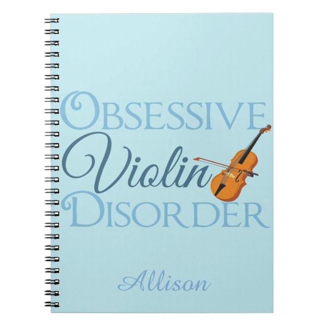 Cuaderno Trastorno obsesivo del violín (Frente)