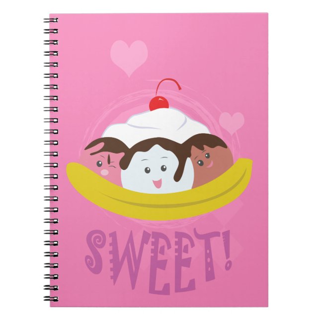Cuaderno Tratamientos dulces - ¡Banana Split! (Frente)