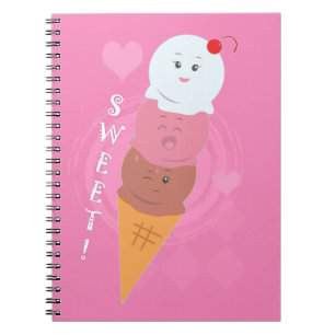 Cuaderno Tratamientos dulces - ¡helado de cono!