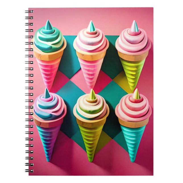 Cuaderno Tratamientos dulces Helados-crema Cones II (Frente)