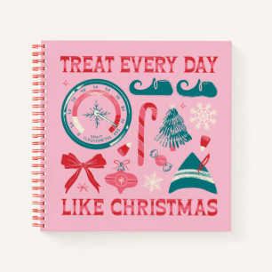 Cuaderno Tratar todos los días como Navidades