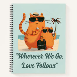 Cuaderno Travelling Cat Love Moment Spiral Notebook